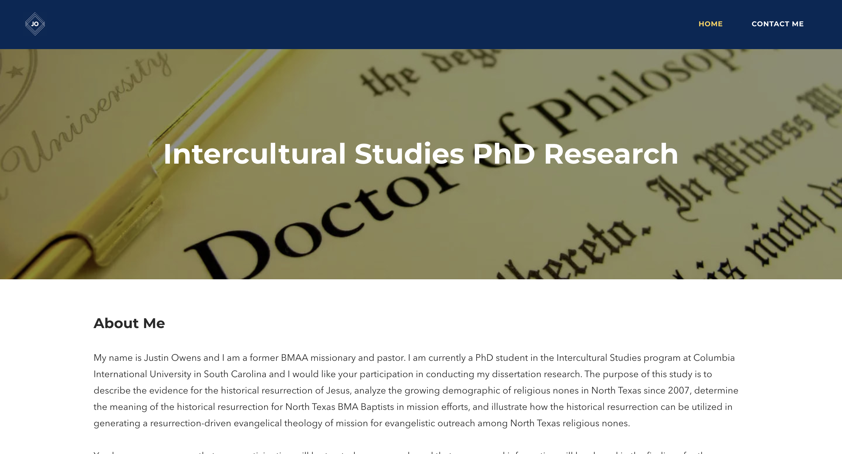 Intercultural Studies PhD Website